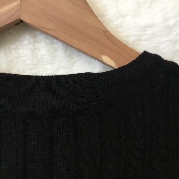 COS Black Wool Texture Stripe Sweater - Picture 9 of 16